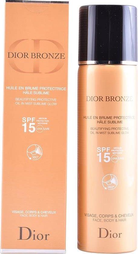 Dior Bronze Huile en brume protectrice hâle sublime spf15 